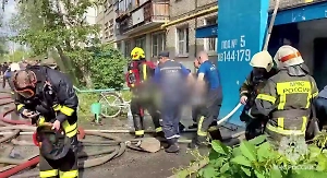 При пожаре в доме в Нижнем Новгороде погиб один человек, ещё шестеро пострадали