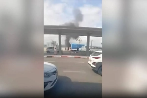 Паника и сирены: В Сети появилось видео из аэропорта Бен-Гурион после мощного удара хуситов