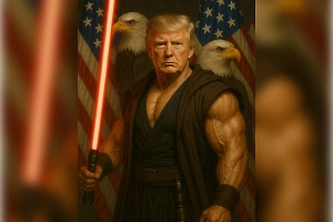 Белый Дом опубликовал изображение Трампа в образе джедая из «Звёздных войн»