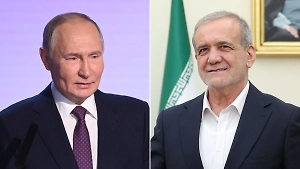 Путин поговорил по телефону с президентом Ирана Масудом Пезешкианом