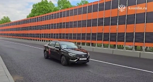 В кортеже президента Венесуэлы была замечена новенькая чёрная Lada Aura