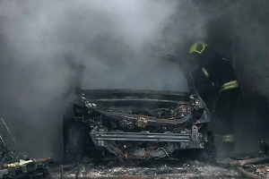 В курском приграничье подорвался автомобиль, водитель погиб