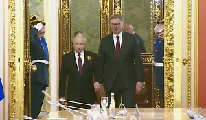 Путин заявил Вучичу, что высоко ценит его решение приехать в Москву на 9 Мая