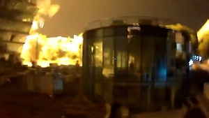 В одной из лабораторий научного института в Израиле начался пожар после ракетных ударов