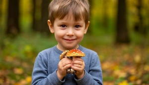 В Подмосковье пятилетний ребёнок съел сорванный на улице гриб и попал в больницу 