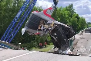 Обрушившийся в Брянской области мост не подлежит восстановлению