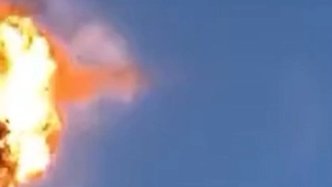 Появились кадры уничтожения украинского дрона в районе Елабуги