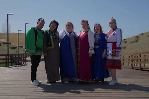 Участники программы «Капитаны культуры» поздравили сограждан с Днём России