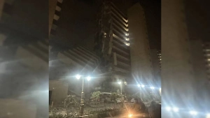 Гигантское здание в Тегеране обрушилось после ночного удара Израиля