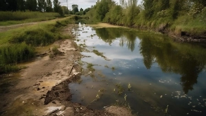 В Ижевске ввели режим ЧС после разлива нефтепродуктов на реке Старковка