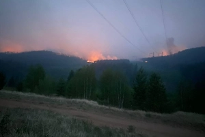 Лесные пожары в Забайкалье продвинулись в сторону пригорода Читы
