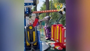 При обрушении детского аттракциона во Владивостоке пострадал ребёнок 