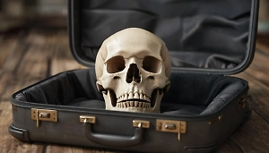 В багаже туристки на Крымском мосту обнаружили череп её мужа