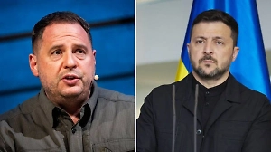 Серый кардинал вышел из тени: Шарий увидел угрозу для Зеленского в отлёте Ермака в США