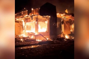 В Сети появилось видео последствий ударов ВСУ по центру Донецка