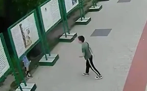 Малолетние дикари разгромили уличную выставку в честь Пушкина в Арзамасе