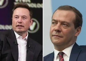 «За акции Starlink»: Маск оценил шутку Медведева о готовности помирить его с Трампом