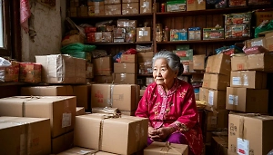 «‎В долг не даю!» Очень жадная бабуля спустила ₽21 млн на маркетплейсах и живёт в доме-свалке