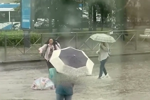 Инстинкт мамы: Сибирячка мгновенно выхватила из бурного потока воды ребёнка и восхитила Сеть