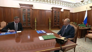 Путин встретился с губернатором Владимирской области Авдеевым