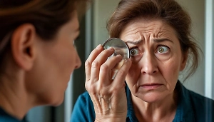 Длиннющий червь поселился в глазу у россиянки после укуса комара