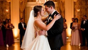 Досталось оператору: Фотозона едва не прибила молодожёнов из Югры во время их первого танца