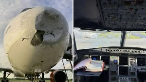 Град изрешетил летевший в Египет самолёт с туристами, командир подал сигнал бедствия