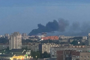 Ночью запад Украины подвергся масштабным ударам ракет и беспилотников