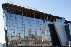 В Красногорске приступили к восстановлению фасада Crocus City Hall