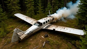 Спасатели не смогли приземлиться у места крушения Ан-24, они добираются пешком