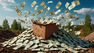 Россиянка выбросила на свалку миллионы, доставшиеся от отца по наследству 