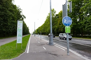 Общая длина велополос в Москве превысила 600 километров
