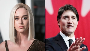 Кэти Перри после расставания с Орландом Блумом заметили в ресторане с экс-премьером Канады Трюдо