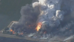 В Калифорнии прогремел мощный взрыв на складе фейерверков