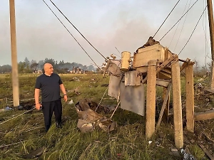 Два мощных взрыва уничтожили производственное предприятие в Житомире