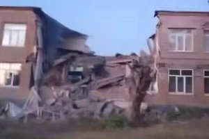 В Донецкой Народной Республике рухнула часть школы