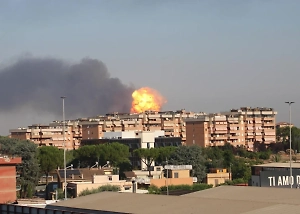 В Риме число пострадавших от взрыва на АЗС выросло до 45