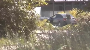 Появилось видео ликвидации диверсанта с бомбой для подрыва моста под Саратовом