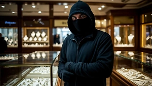 Люксовые часы, золото и изумруды: Воры за полторы минуты обчистили магазин с ювелирными украшениями