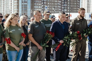 «История о самопожертвовании»: В Курске почтили память волонтёров, погибших при эвакуации мирных жителей