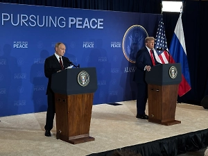 Песков объяснил, почему на саммите Путина и Трампа не было ответов на вопросы журналистов