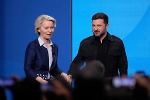 Фон дер Ляйен и Зеленский созвали экстренную пресс-конференцию в Брюсселе