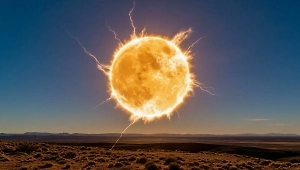 На Солнце произошла очередная мощная вспышка