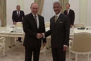 Путин принял министра иностранных дел Индии Джайшанкара в Кремле