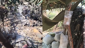 «С божьей помощью»: Икона спасла блиндаж казаков после огненного удара ВСУ