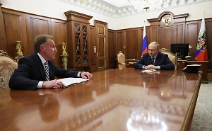 Путин встретился с председателем ВЭБ.РФ Игорем Шуваловым