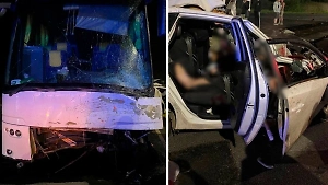 Фатальный выезд на встречку: Под Псковом автобус столкнулся с легковушкой, есть жертвы