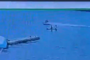 Появилось видео с моментом наезда гидроцикла на школьниц в Приморье