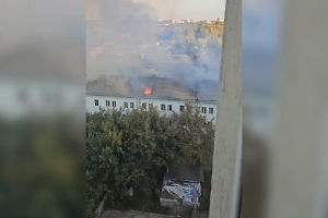 Пожар площадью в 500 квадратов вспыхнул в жилом доме в Иванове