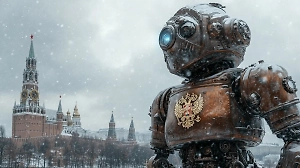 Россия в ретрофутуризме: 28 изображений нашей страны от ИИ, от которых дух захватывает!